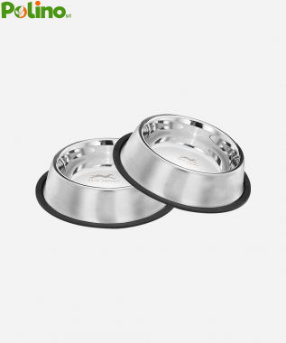 Pets Empire Stainless Steel Dog Bowl (Set of 2)