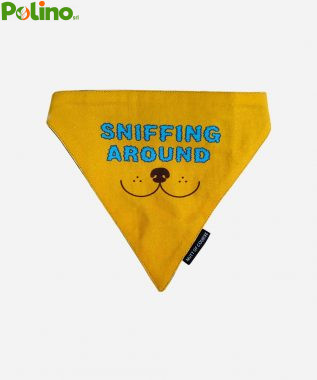 Mutt of Course Sniffing Around Bandana Small