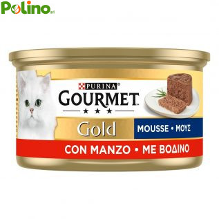 GOURMET® Gold Gatto Mousse con Manzo (85 g)
