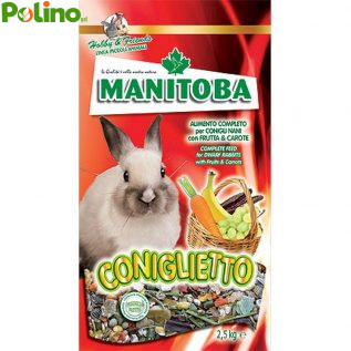 Manitoba Mangime per Coniglio Coniglietto kg. 1 - Mangimi roditori