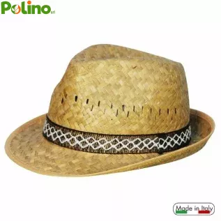 Cappello da sole di paglia per giardinaggio contadino uomo donna alpino