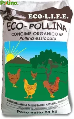 POLLINA ESSICCATA KG.25 CONCIME NATURALE BIOLOGICO AMMENDANTE STALLATICO