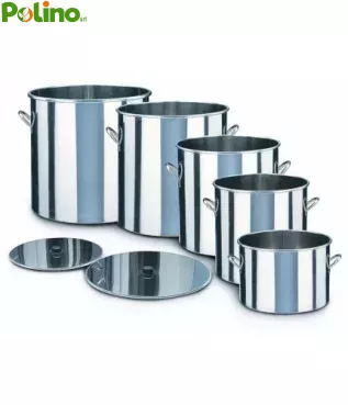 BOLLITORE CALDAIA PENTOLA PENTOLONE INOX PER ALIMENTI LATTE FORMAGGIO PENTOLE 100 l