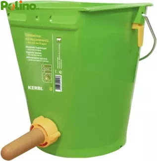 KERBL SECCHIO ALLATTAMENTO VITELLO CON VALVOLA PIEGHEVOLE LT.8