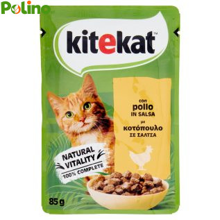 Kitekat Cibo Umido Gatto con Pollo in Salsa Bustina 85g