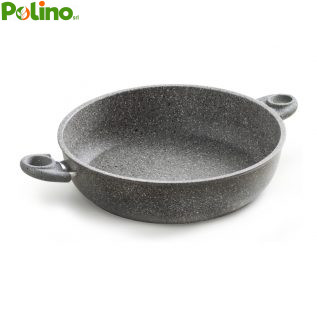 Tegame alto antiaderente effetto pietra 2 maniglie – Cuore BLU AM