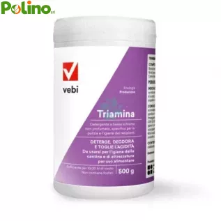 TRIAMINA VEBI GARDEN 500 GRAMMI DETERGENTE PER L'IGIENE DI BOTTI E FUSTI DA VINO