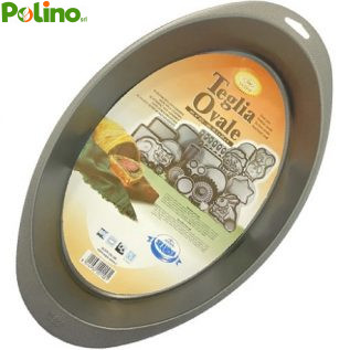 Teglia ovale Vespa in alluminio antiaderente 40,5 x 25 h 6 cm