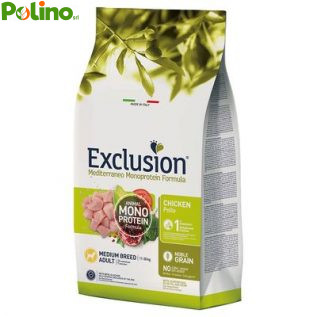 Exclusion Mediterraneo Adult Medium Pollo 3KG