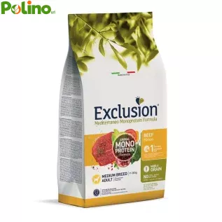 Exclusion Mediterraneo Monoprotein Dog Medium Adult Beef 3 Kg