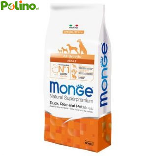 Monge Superpremium All Breeds Adult Anatra, Riso e Patate 12 kg