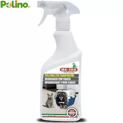 Ma-Fra, Pulitore per Trasportini, Prodotto Sgrassante per Gabbie da Viaggio, Teli Salva Bagagliaio e Lettiere, di Cani e Gatti, 500ml
