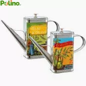 Eva Collection Oliera Inox con decoro L 0,5