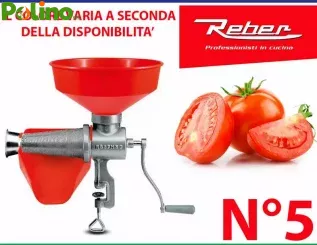 REBER SPREMIPOMODORO N.5 MANUALE 8501N MANUAL TOMATO SQUEEZER