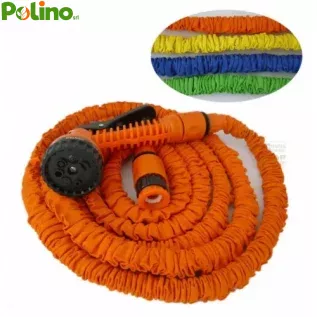 TUBO DA GIARDINO SET IRRIGAZIONE TIRAMOLLA AUTOESTENSIBILE MT 2,5-7,5
