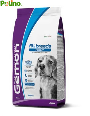 GEMON MEDIUM ADULT TONNO E RISO KG.3