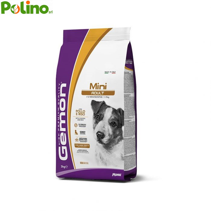 gemon-per-cani-adult-mini-con-pollo-e-riso-da-3-kg