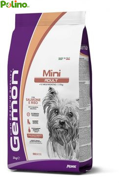 Gemon per Cani Adult Mini con Salmone e Riso da 3 Kg