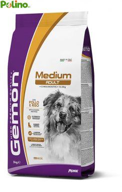 Gemon per Cani Adult Medium con Pollo e Riso da 3 Kg