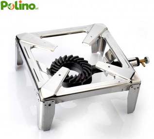 FORNELLONE INOX "DRAGO"40,5X40,5X17